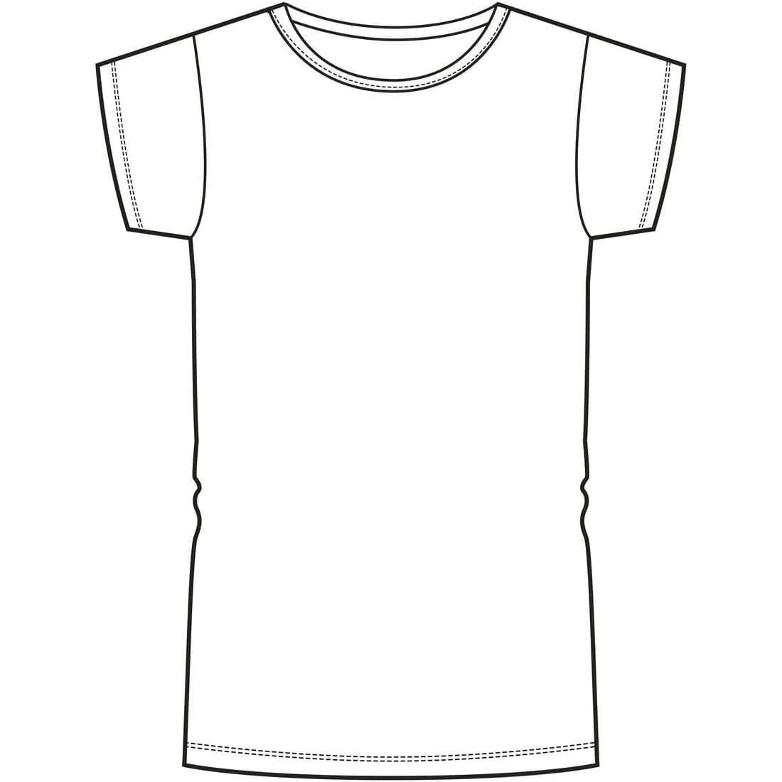 Tshirt coton basique blanc ENFANT