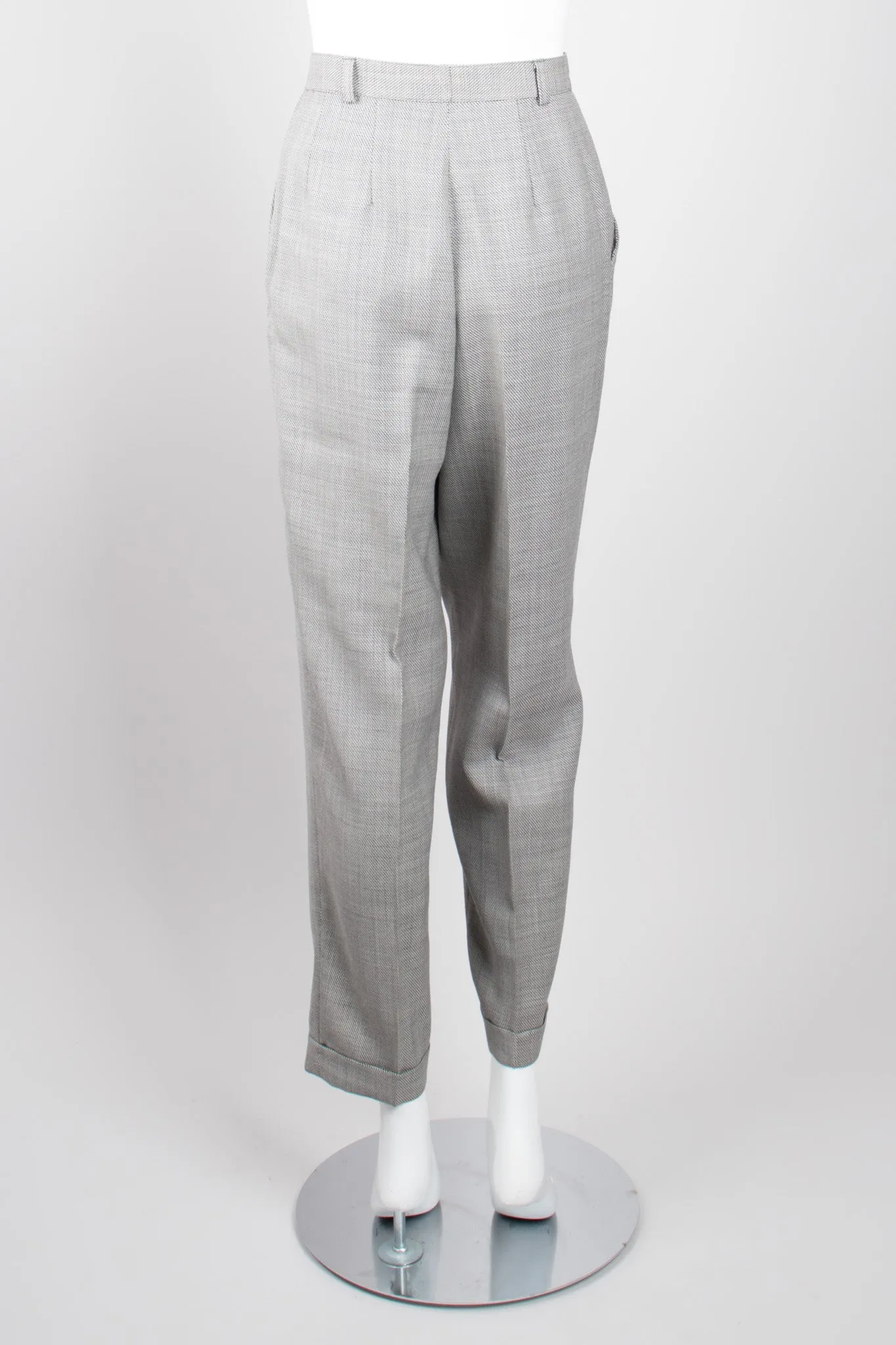 Tweed Vest & Pant Suit Set