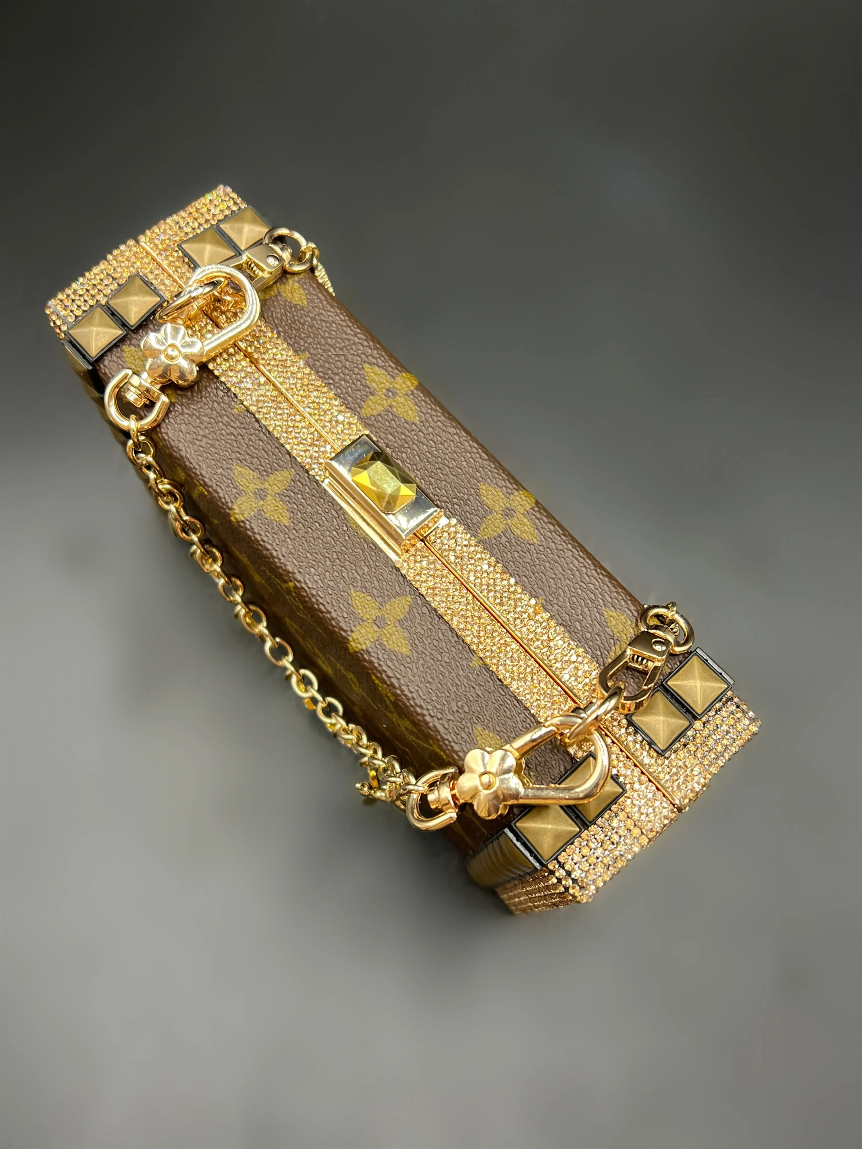Upcycled Golden Studs
