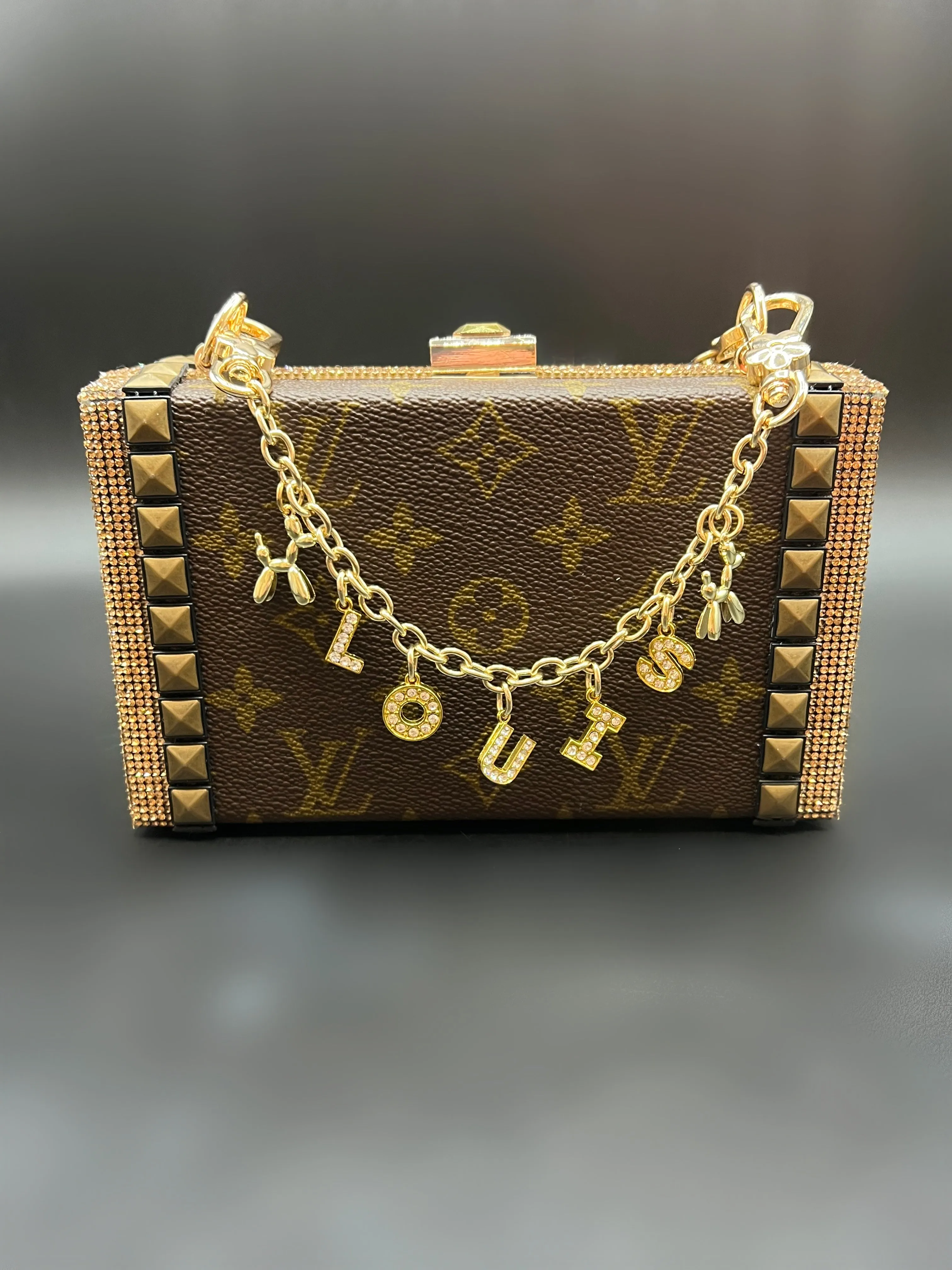 Upcycled Golden Studs