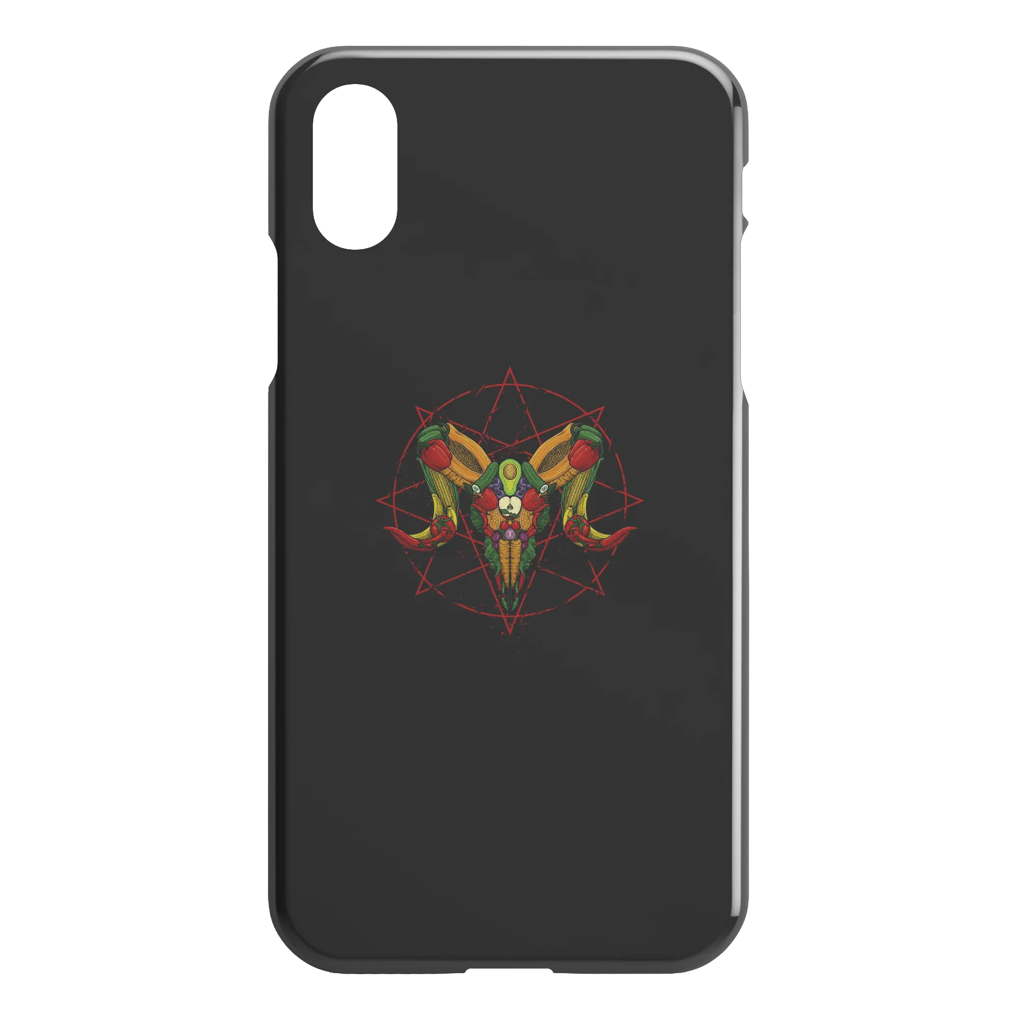 Vegan iPhone Case, Funny Vegetarian Phone Case, Hail Seitan iPhone Case,