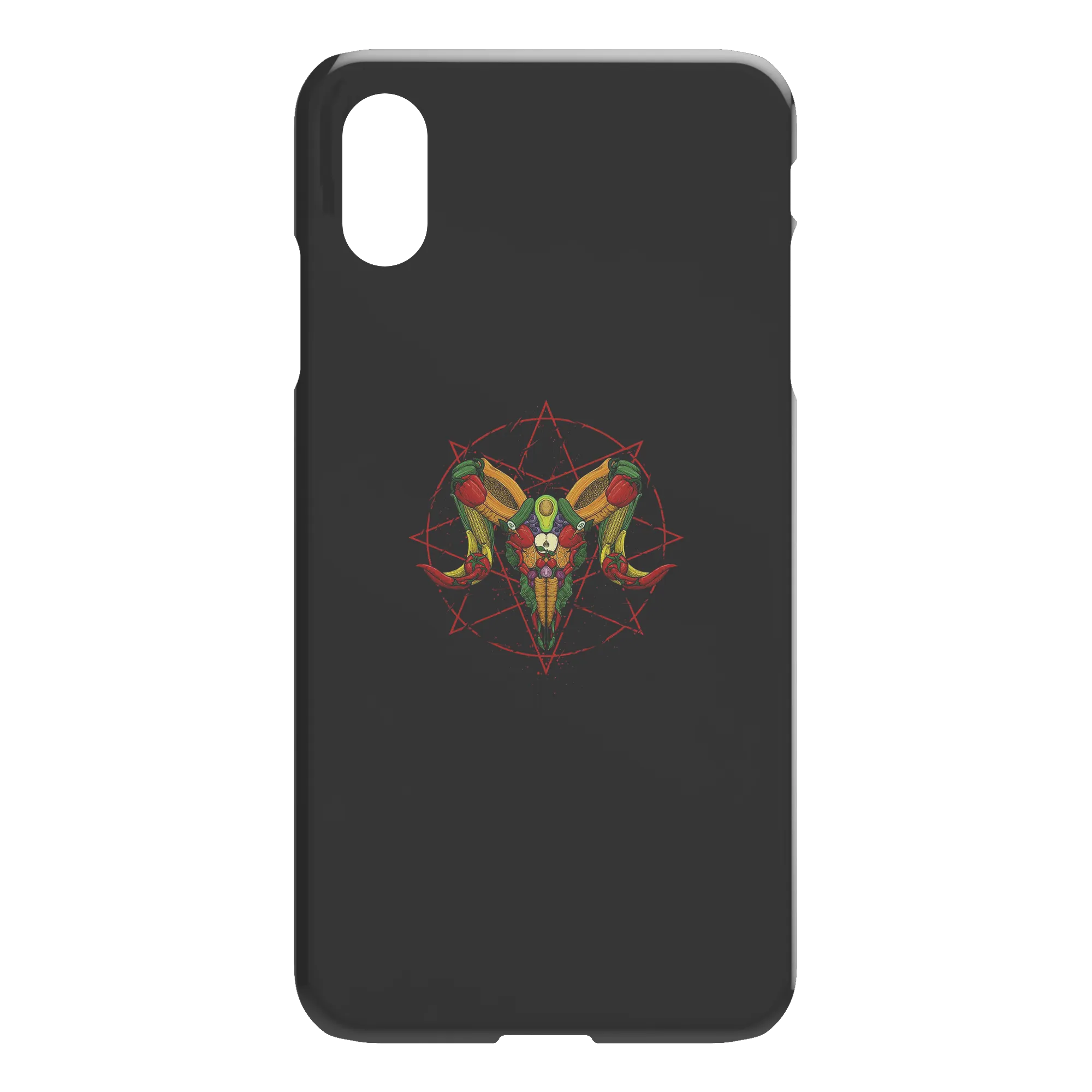 Vegan iPhone Case, Funny Vegetarian Phone Case, Hail Seitan iPhone Case,