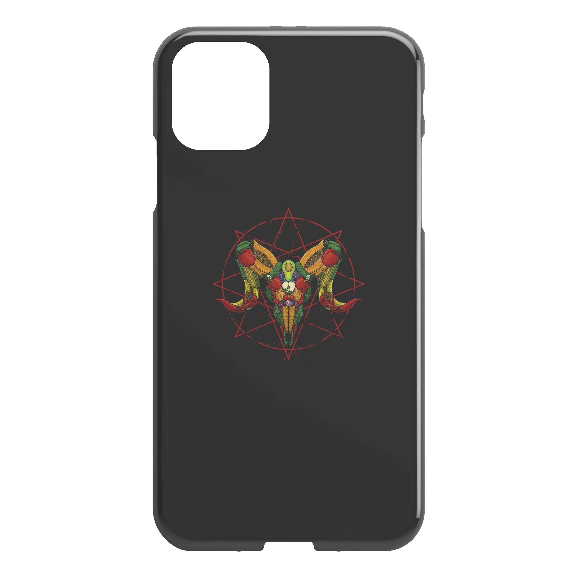 Vegan iPhone Case, Funny Vegetarian Phone Case, Hail Seitan iPhone Case,