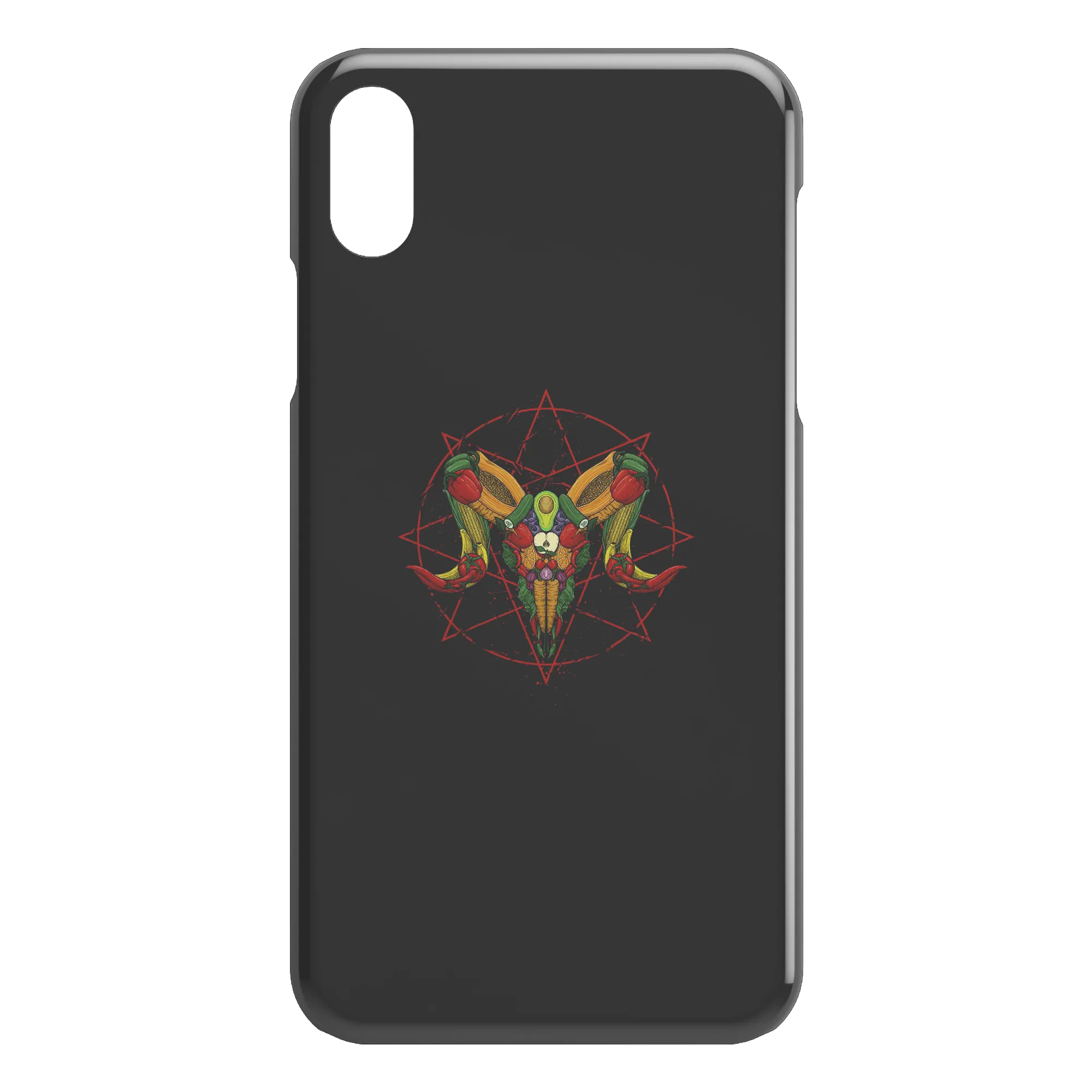 Vegan iPhone Case, Funny Vegetarian Phone Case, Hail Seitan iPhone Case,