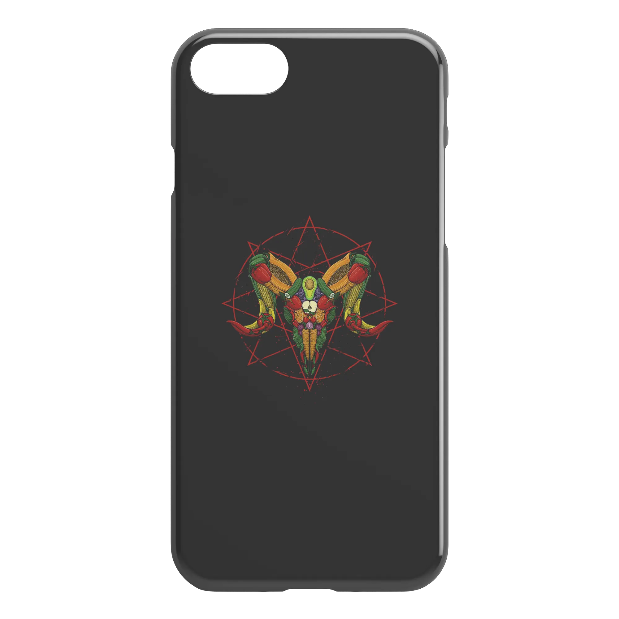 Vegan iPhone Case, Funny Vegetarian Phone Case, Hail Seitan iPhone Case,