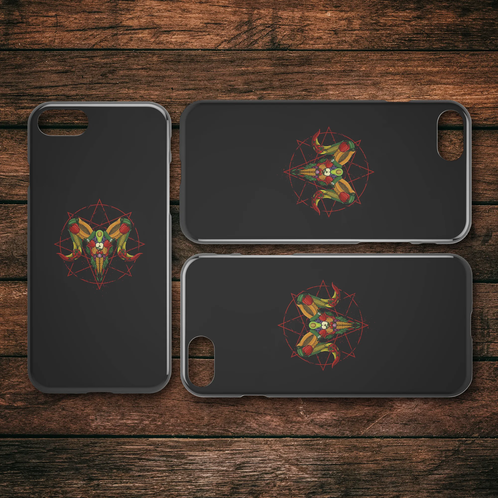 Vegan iPhone Case, Funny Vegetarian Phone Case, Hail Seitan iPhone Case,