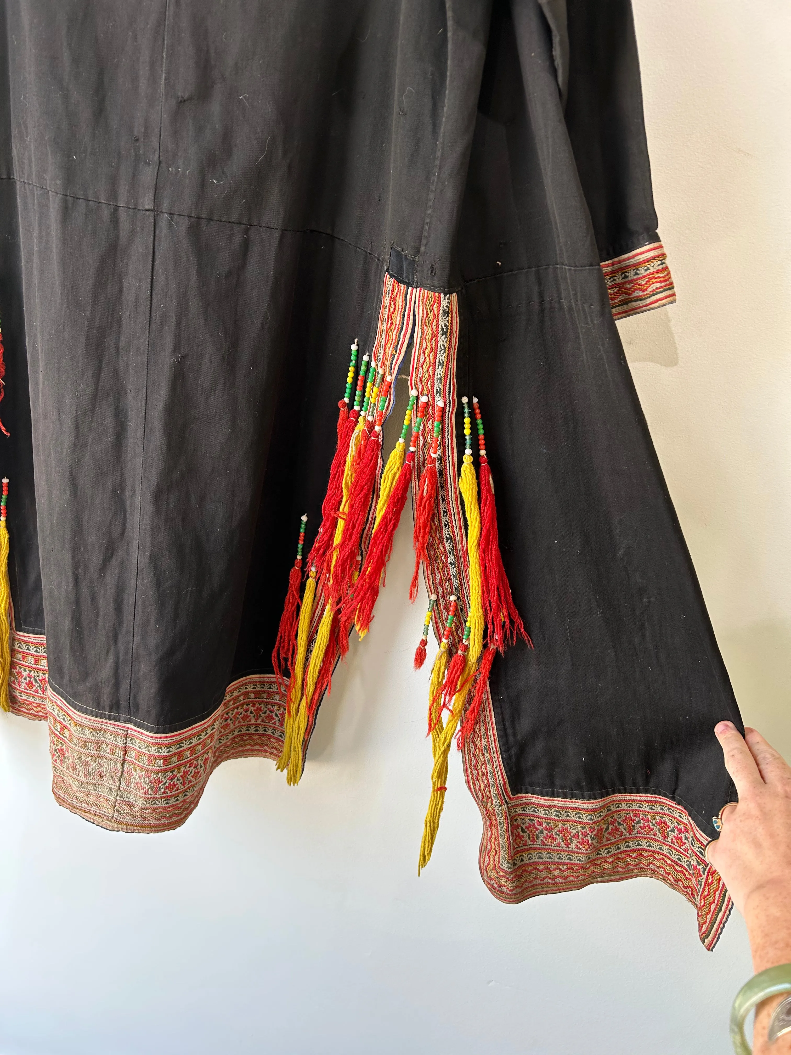 Vintage Beaded Tassel Jacket