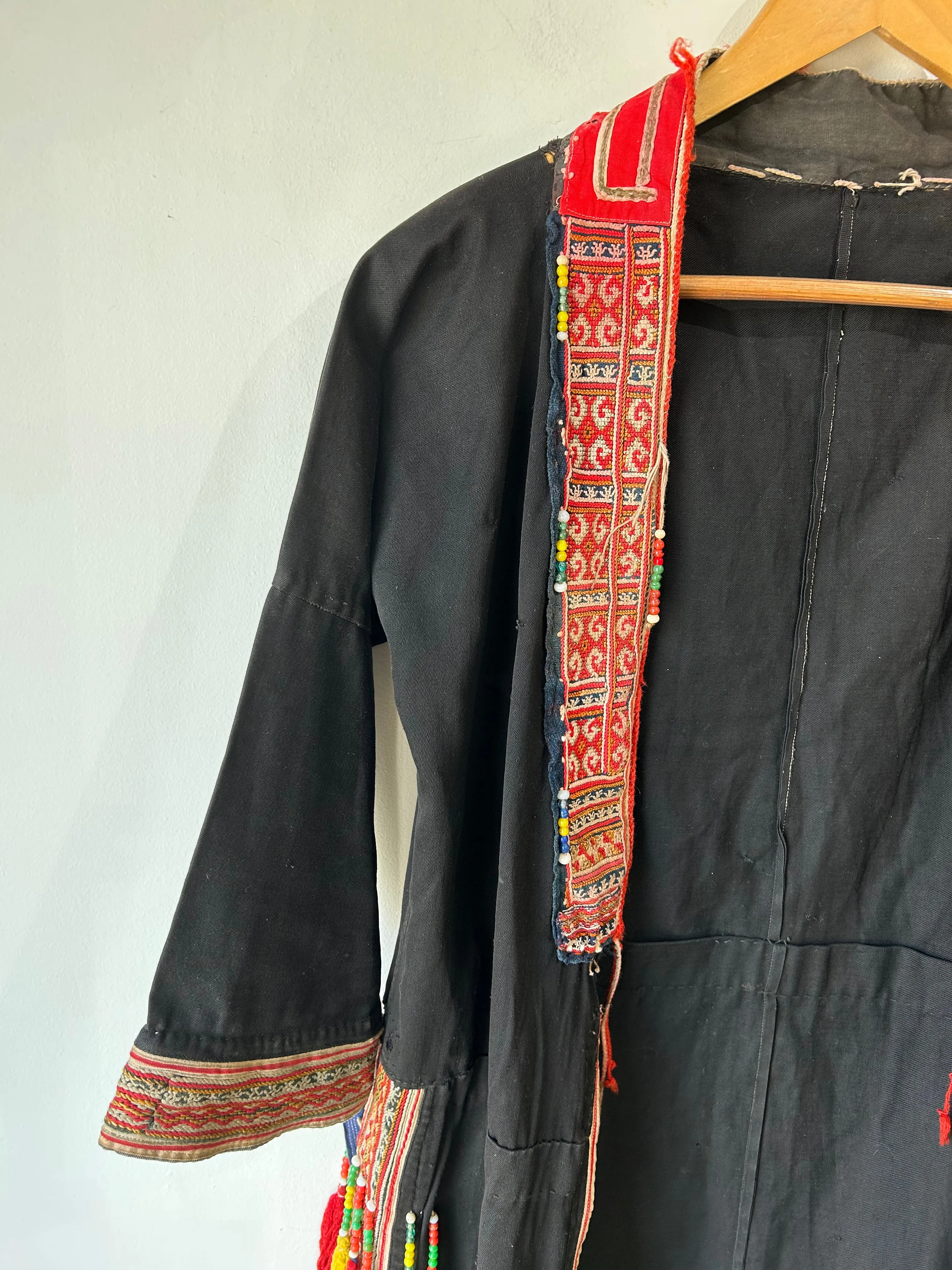 Vintage Beaded Tassel Jacket