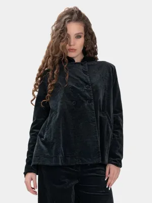 Welt Pocket Velvet Jacket