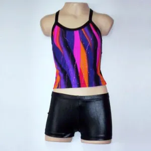 Wet Look Bike Shorts