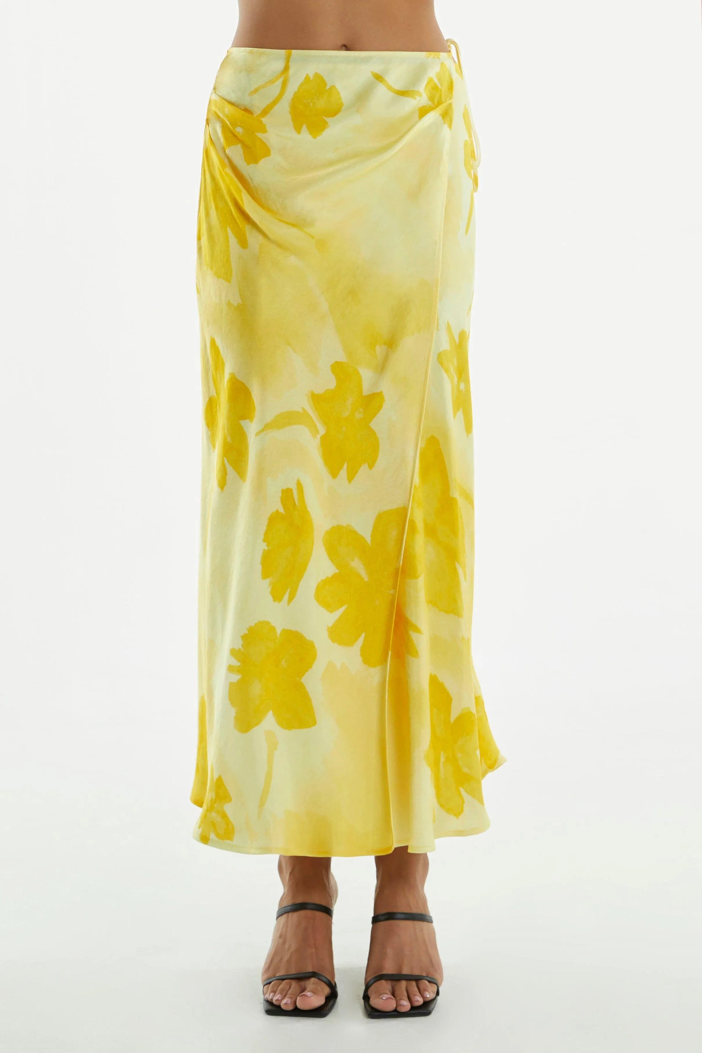 WILD FLOWER WRAP SKIRT | FLORAL