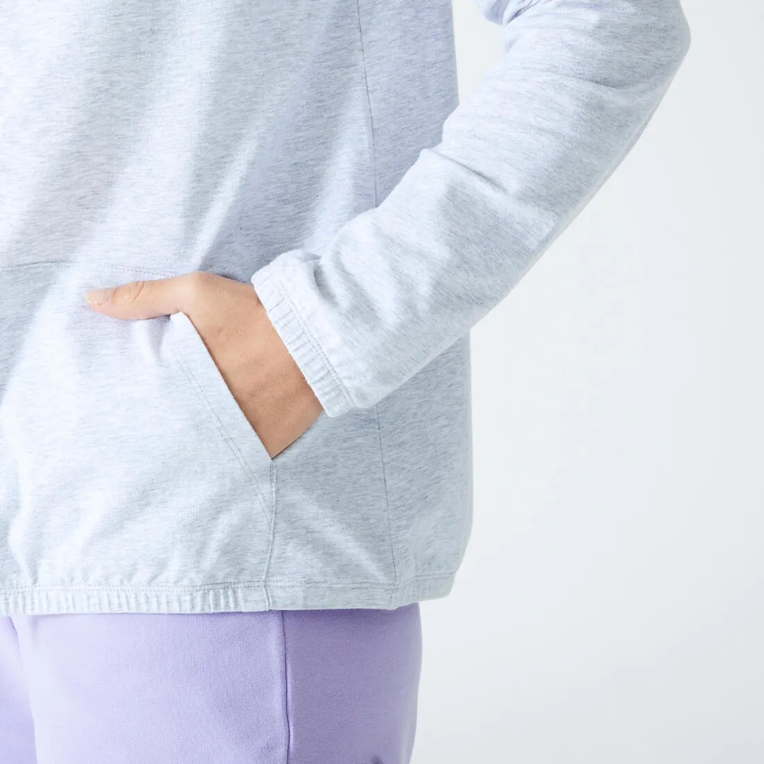 Women's Fitness Zip-Up Sweatshirt 100