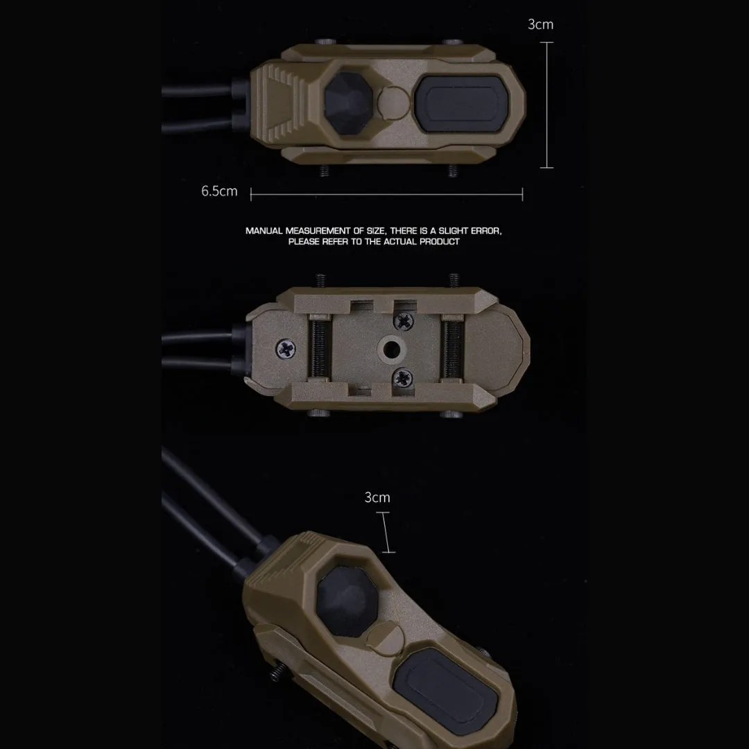 WST Dual Switch - AXON, CRANE PLUG and SF Connectors - Black