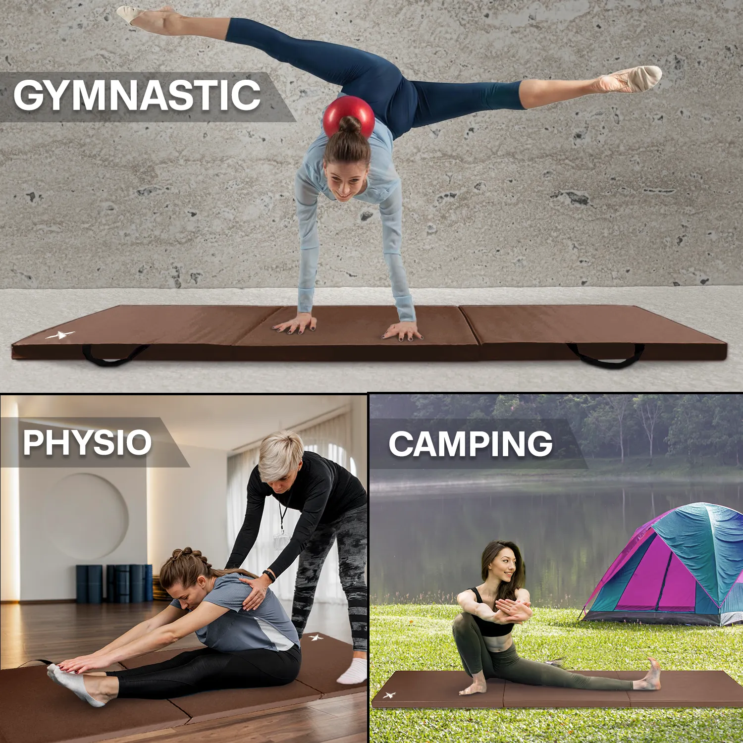 Xn8 Tri-Fold Gymnastics Mat