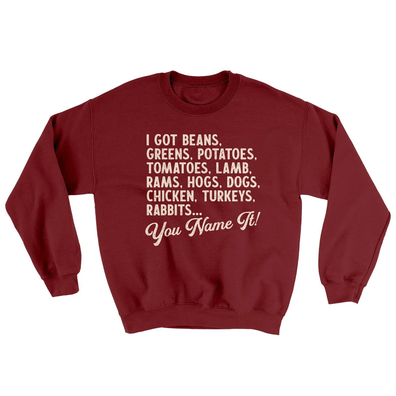 You Name It Ugly Sweater