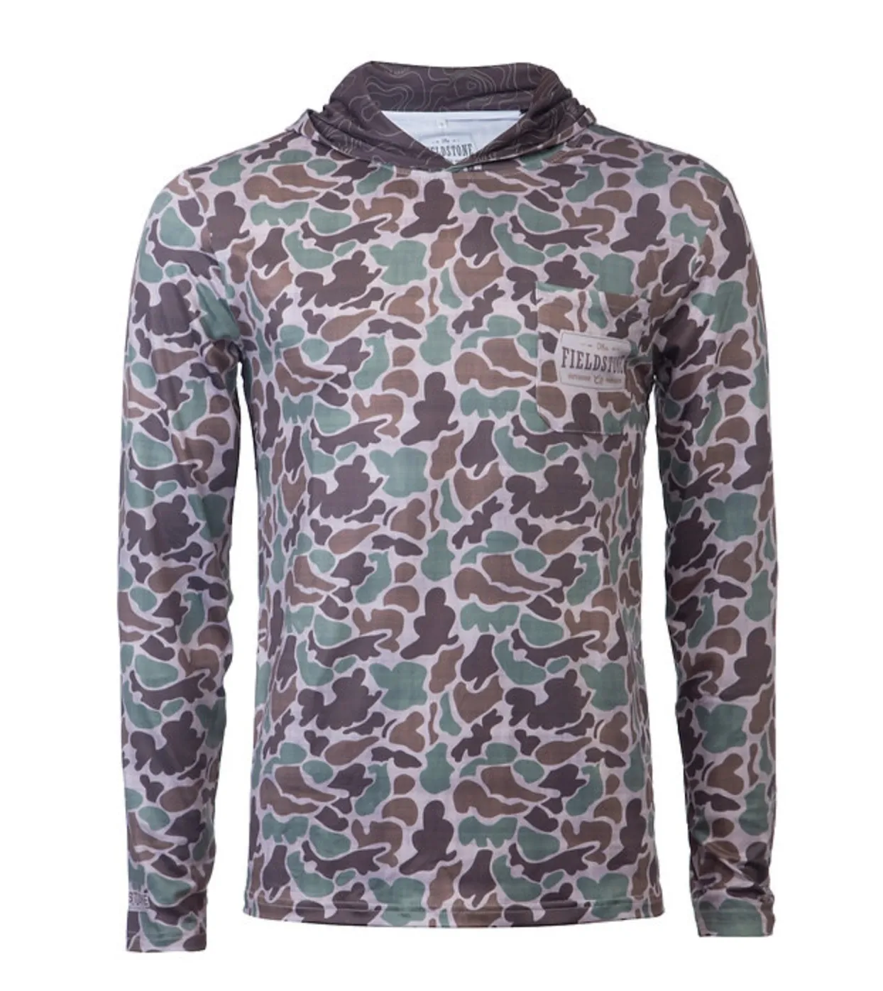 Youth Dry-Fit Camo Hoodie