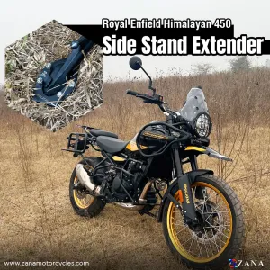 ZANA-SIDE STAND EXTENDE ALUMINIUM & STAINLESS STEEL FOR HIMALAYAN 450