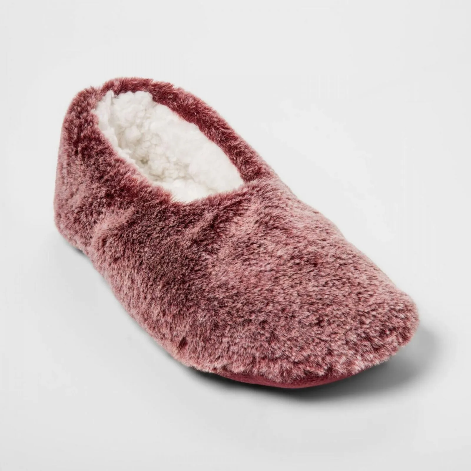 ZUZIFY Women's Faux Fur Pull On Slipper Sock FXL-4179